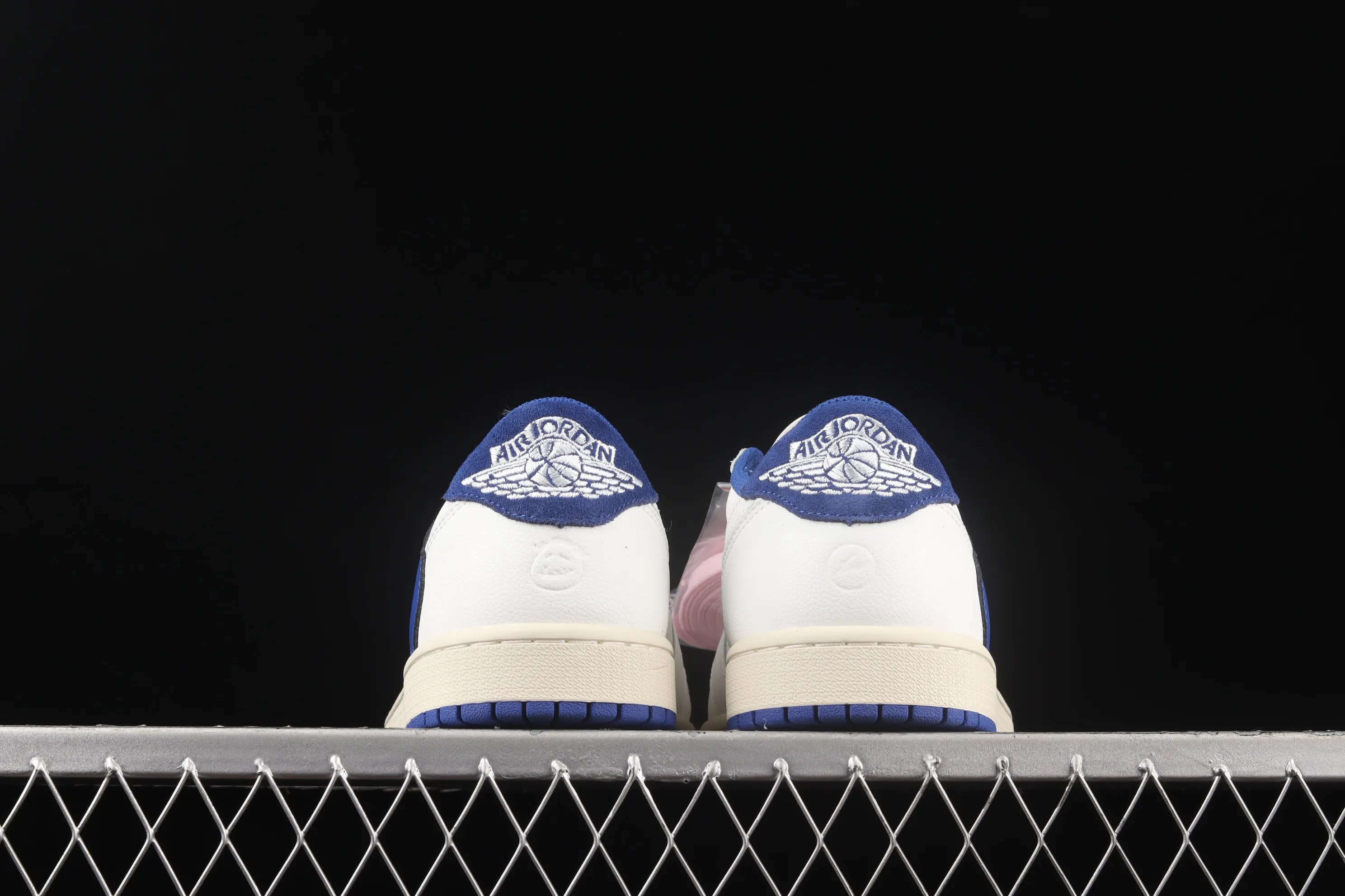 All categories Air Jordan Jordan series basketball shoes Air Jordan 1 Low Travis Scott x Air Jordan 1 Low AJ1 Joe 1 white and blue inverted low-top cultural sneakers DM7866-166